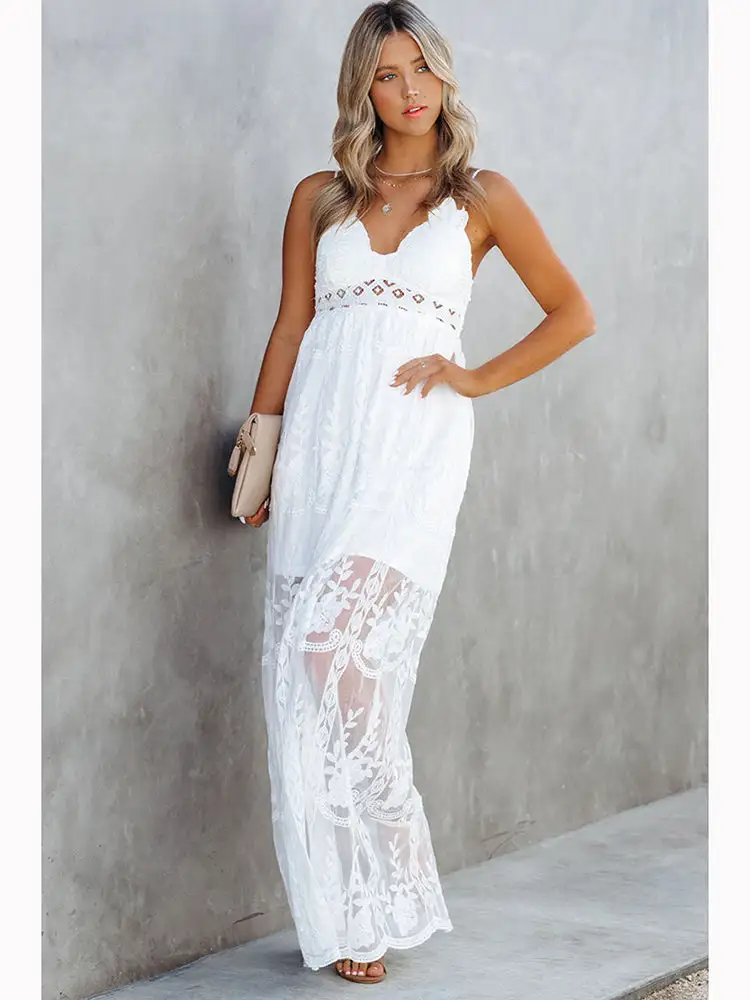 Allure Bohemian Lace Maxi Dress