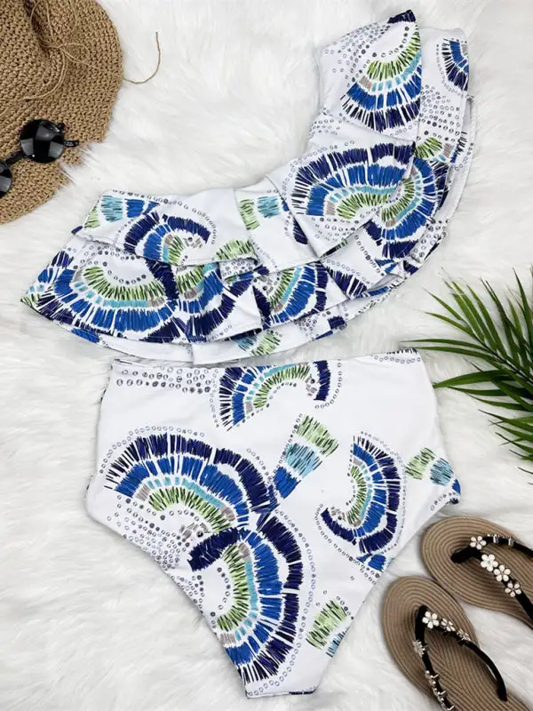 Double Layer Large Lotus Leaf One Swim Set