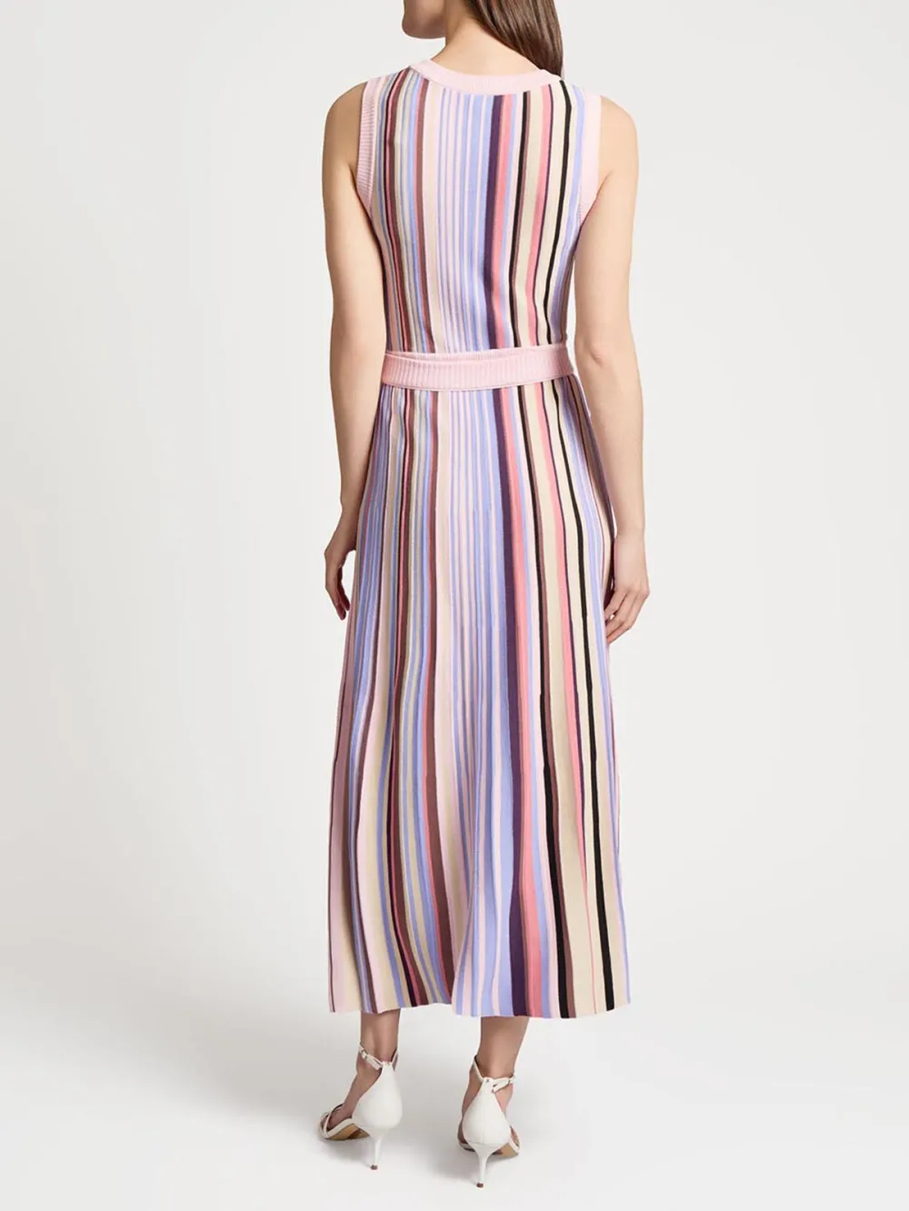Striped Round Neck Dress