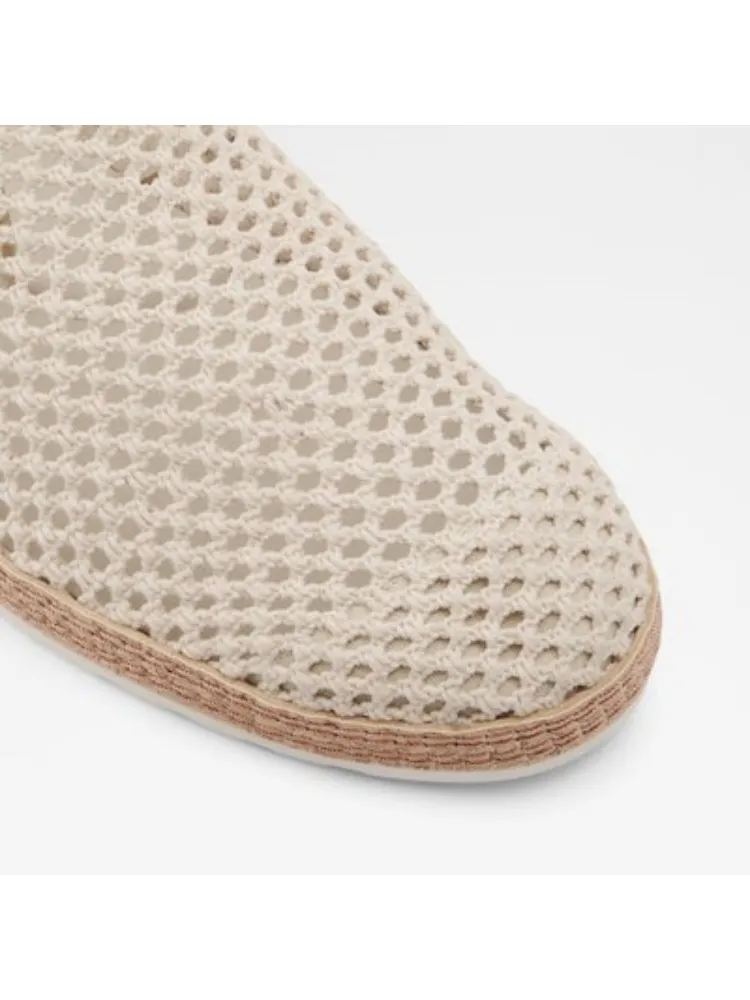 Beige Soft Comfortable Woven Textile Shoes