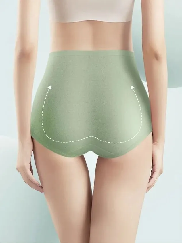 Comfortable Cotton Tummy Control High Waist Panty