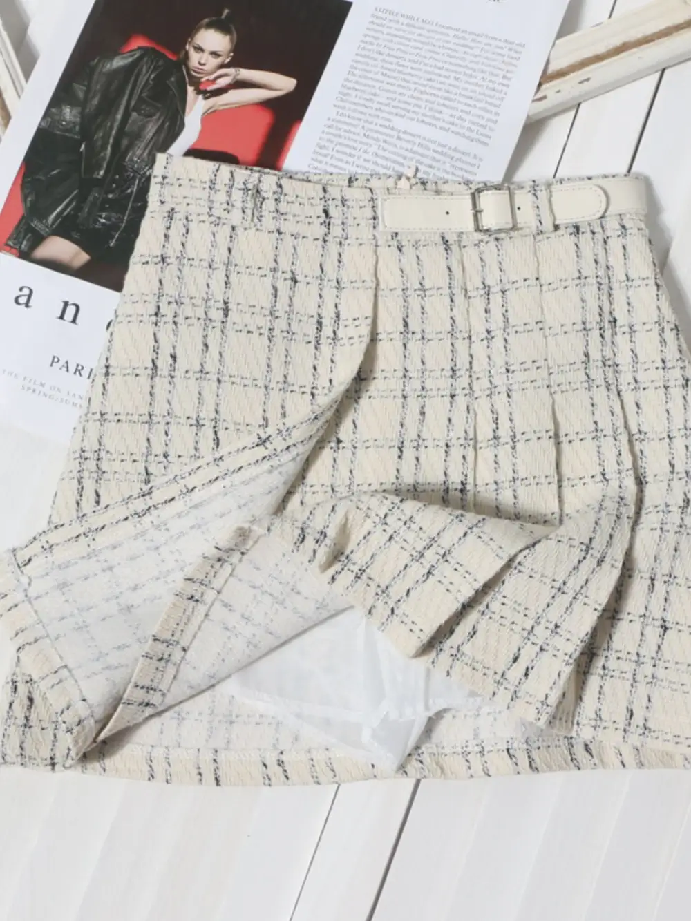 Comfy Pleated Ruched Skirt