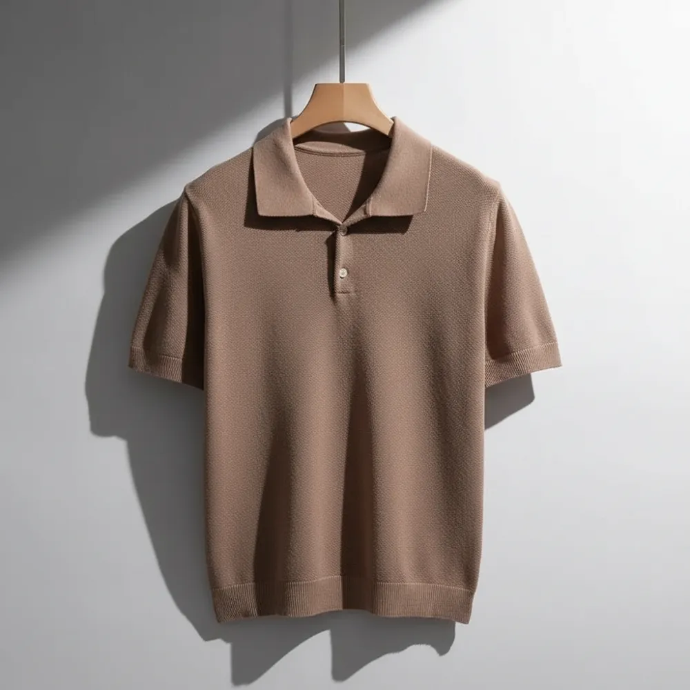 Fine Gauge Knit Polo