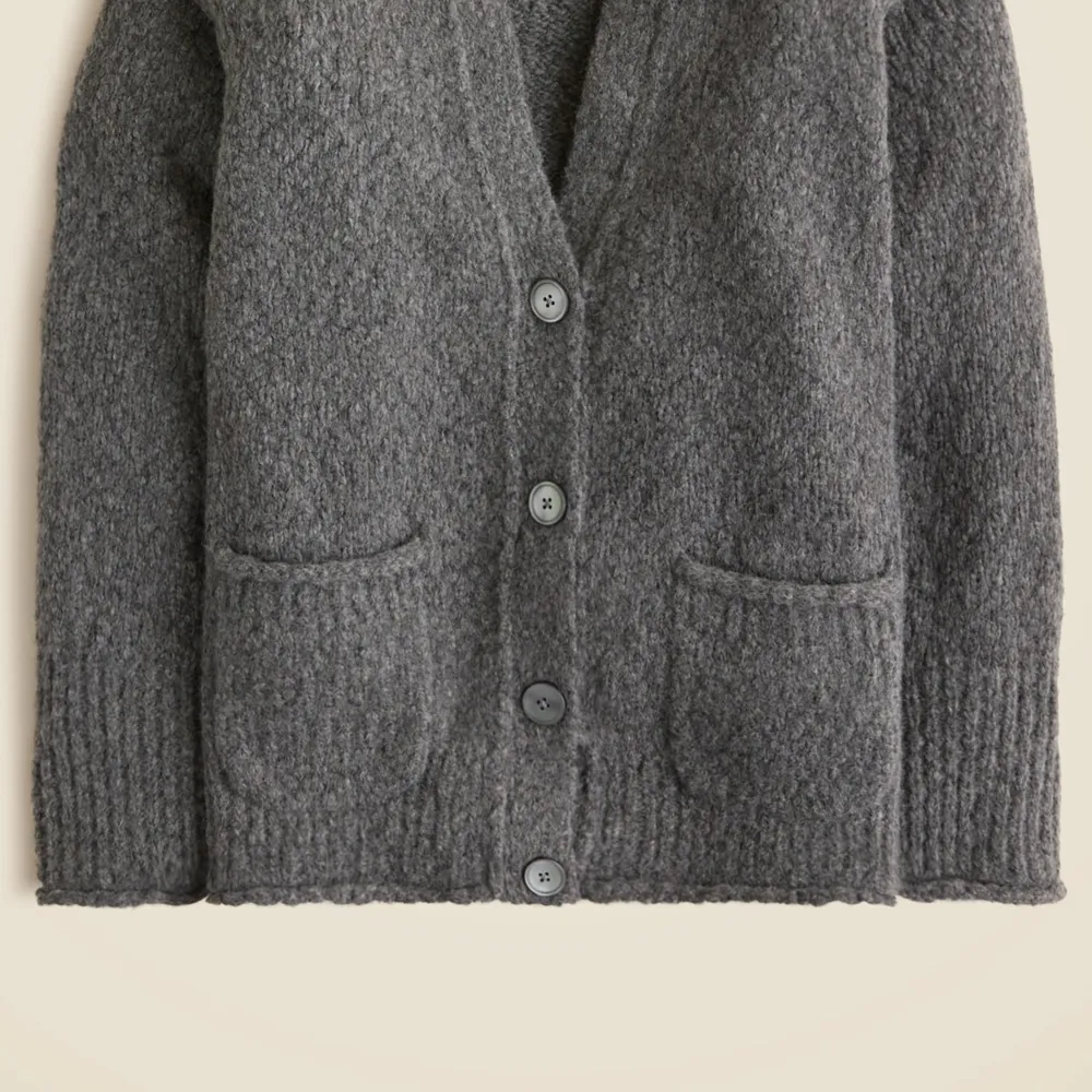 Button Front Relaxed Cardigans