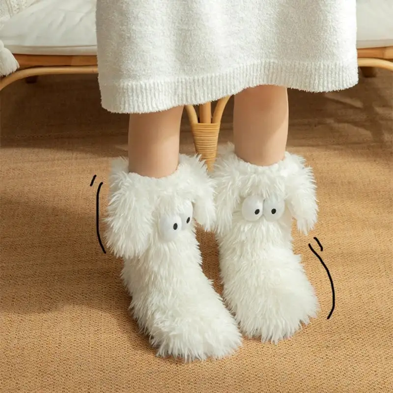 Winter Lamb Wool Floor Socks