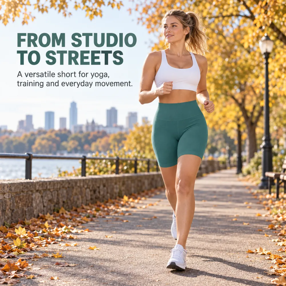 Women's Low-Waist Seamless Impact Shorts — Yoga, Cycling, Athletic Biker Shorts, Butt-Lifting Activewear for Women