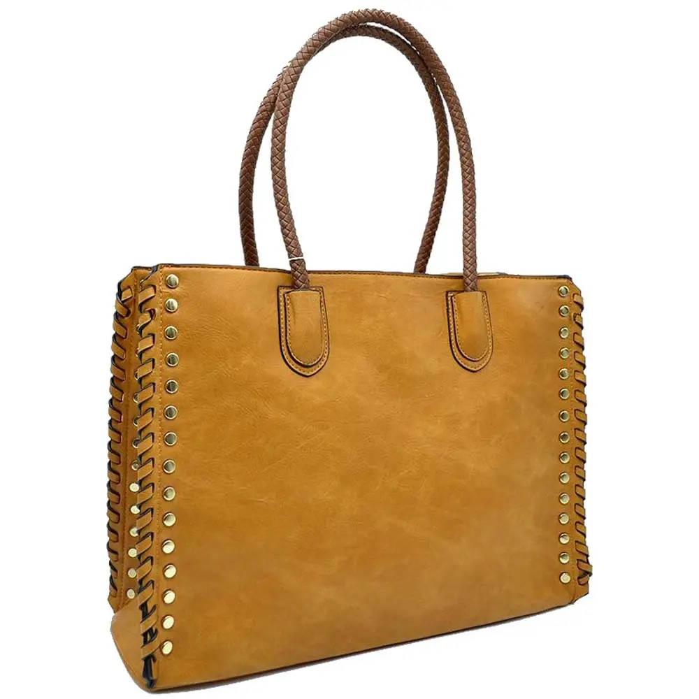 Tote Studded Shoulder Bag