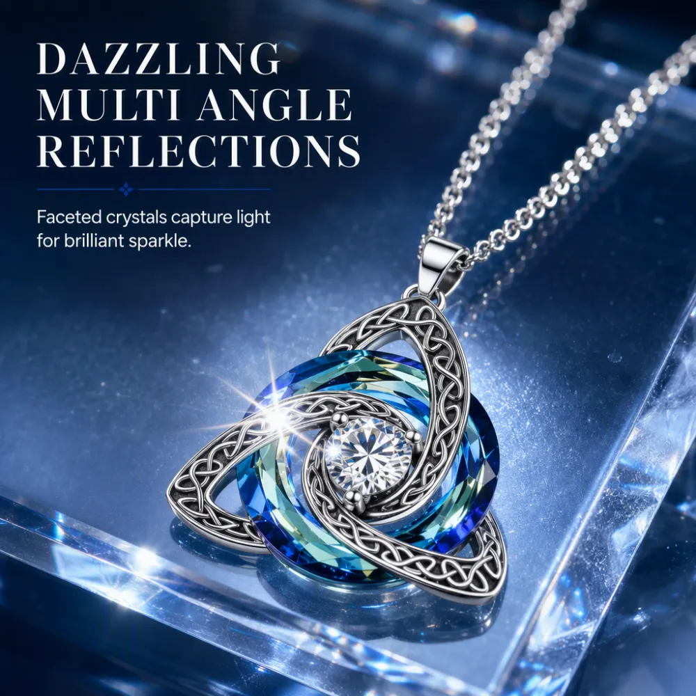 Witch Knot Zircon Necklace Light Luxury Niche High-End
