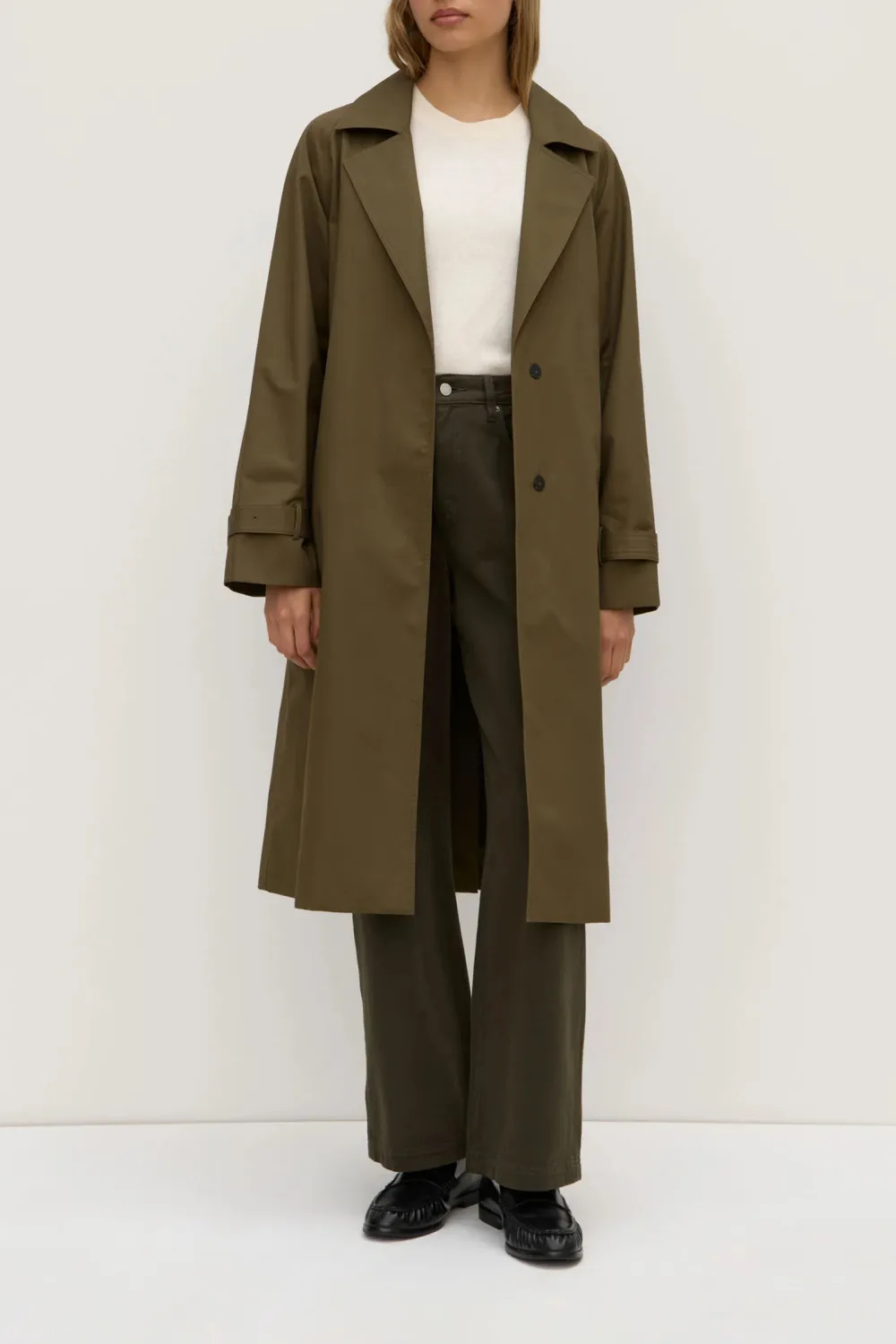 Cotton Raglan Sleeve Coat