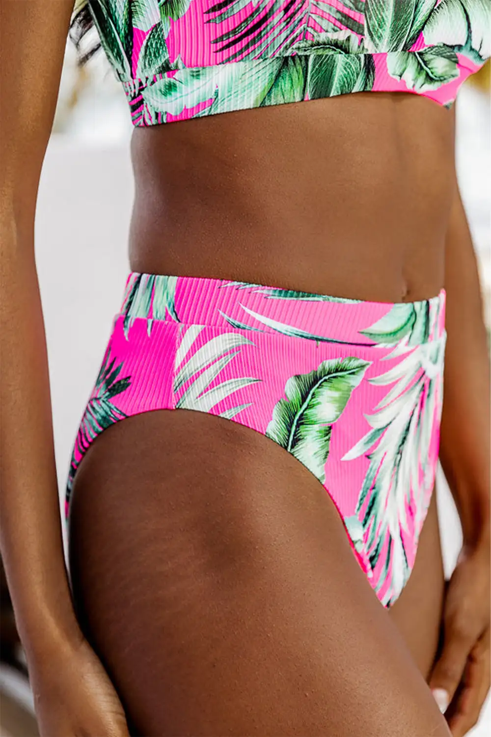 Textured Bikini Set