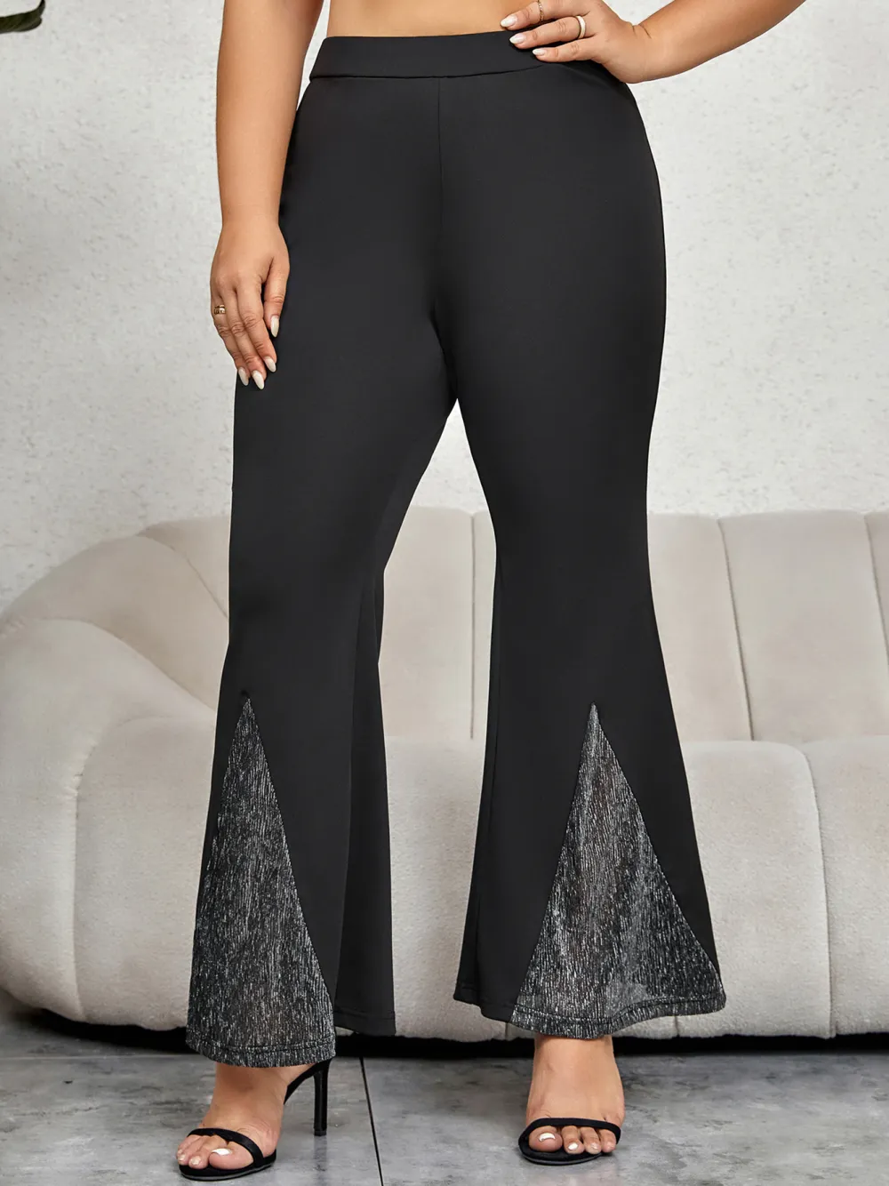 Women Flared Pants Popular Large Size Trousers