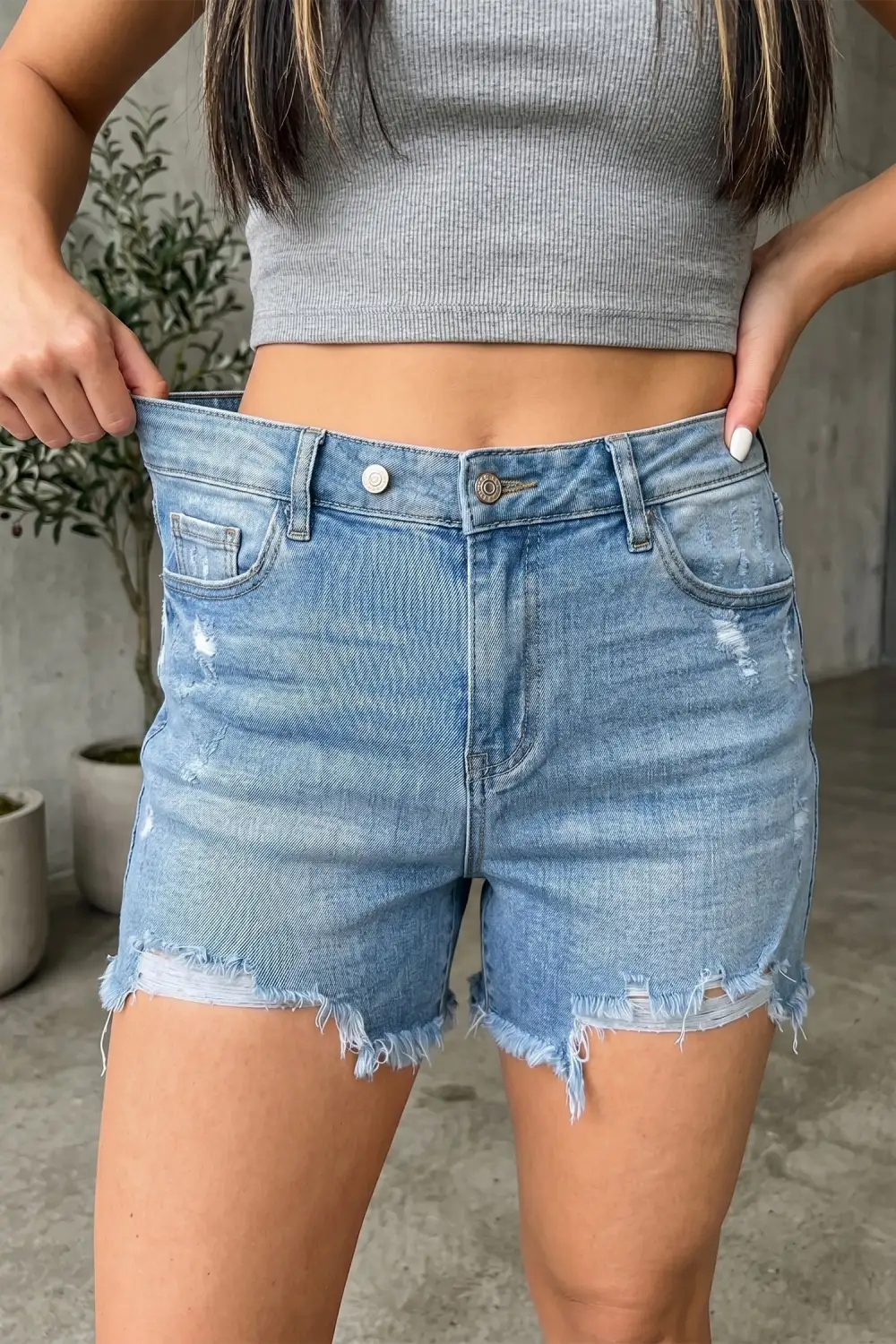 Weekend Edge Denim Shorts