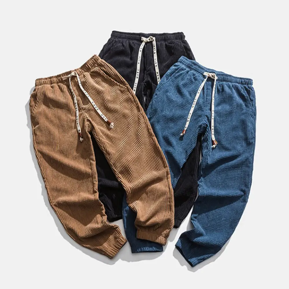 Soft Corduroy Tapered Pants