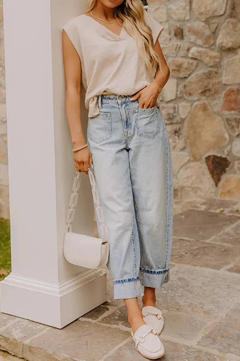 Lazy Loose Jeans For Women