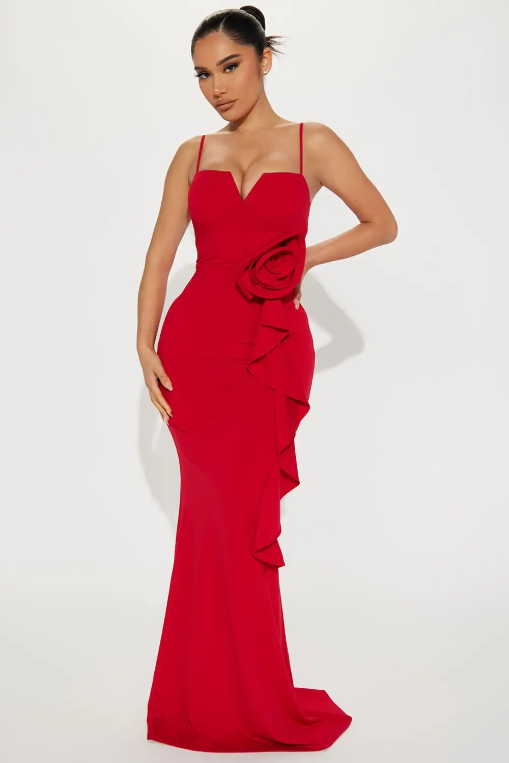 Hotter Than Salsa Maxi Dress - Red