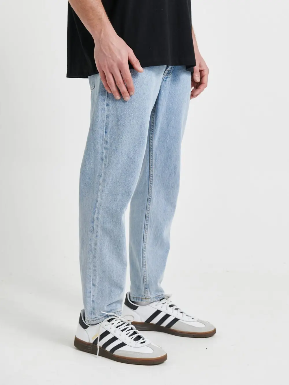 Simple And Soft Daily Comfortable Light Blue Denim