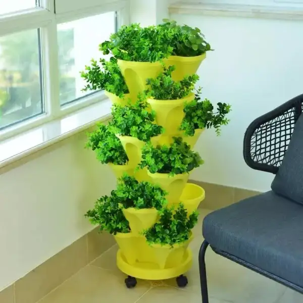 (Store Closing Sale) Stand Stacking Planters Strawberry Planting Pots