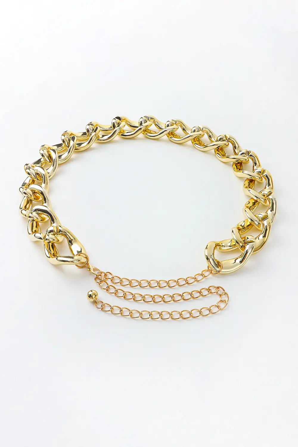 Linked Acrylic Waist Belt