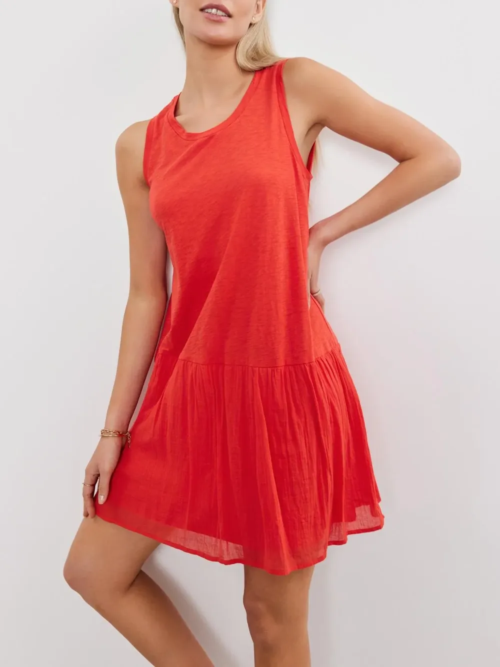Crew Neck Dress