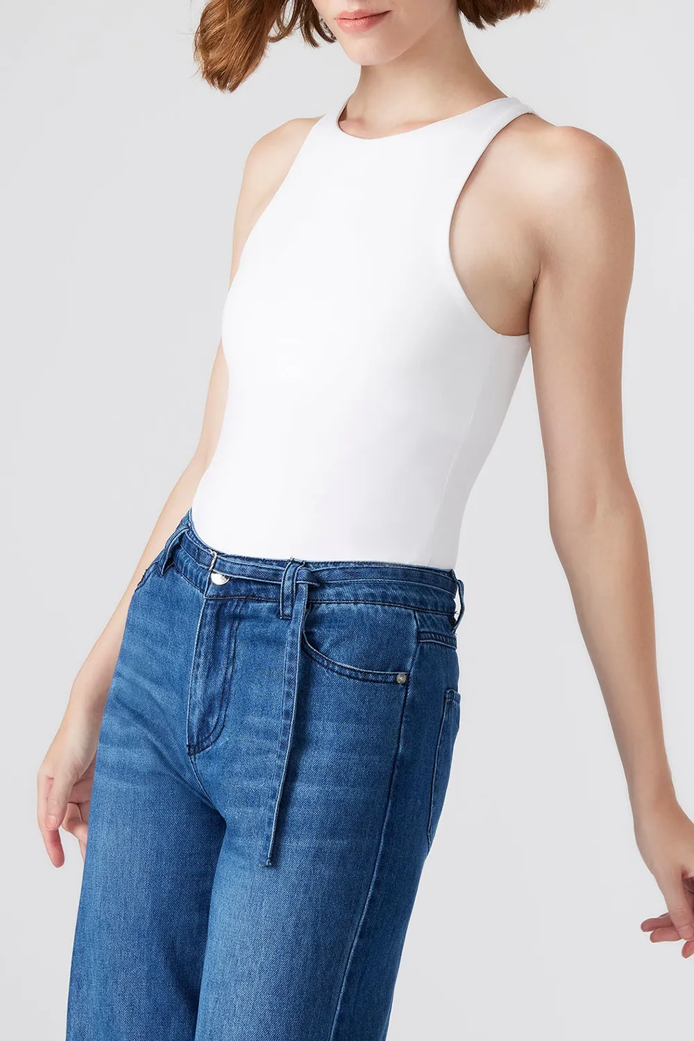 TANK BODYSUIT WHITE