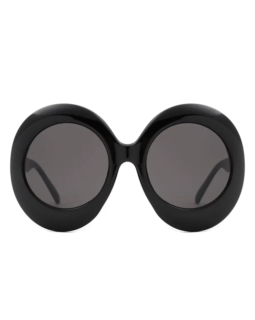 Lightweight Oval Round Frame Sunglasses