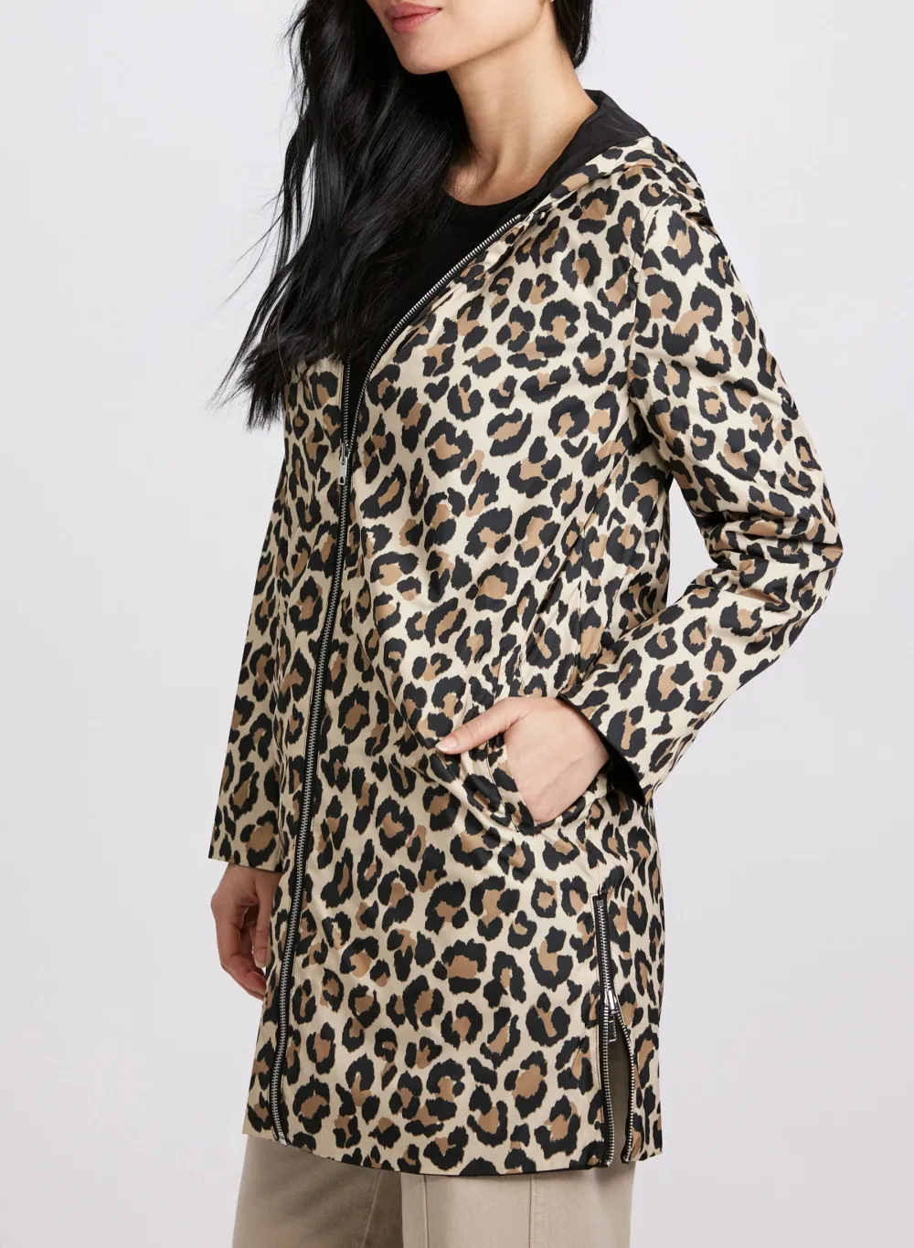 Double-Sided Print Nylon Coat