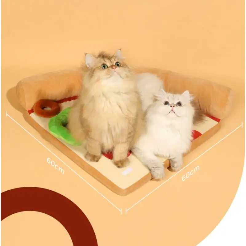 Fun Toys Mat Pizza Cat Bed