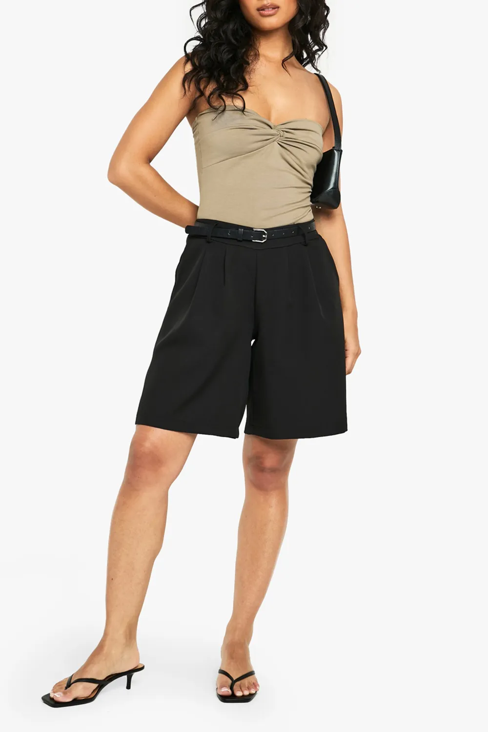 Wide-Leg Light And Breathable Women's High-Waisted Shorts