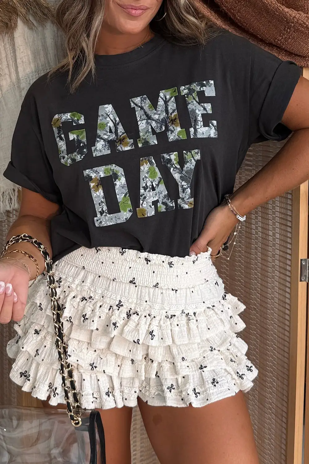 Airy Bloom Casual Tee