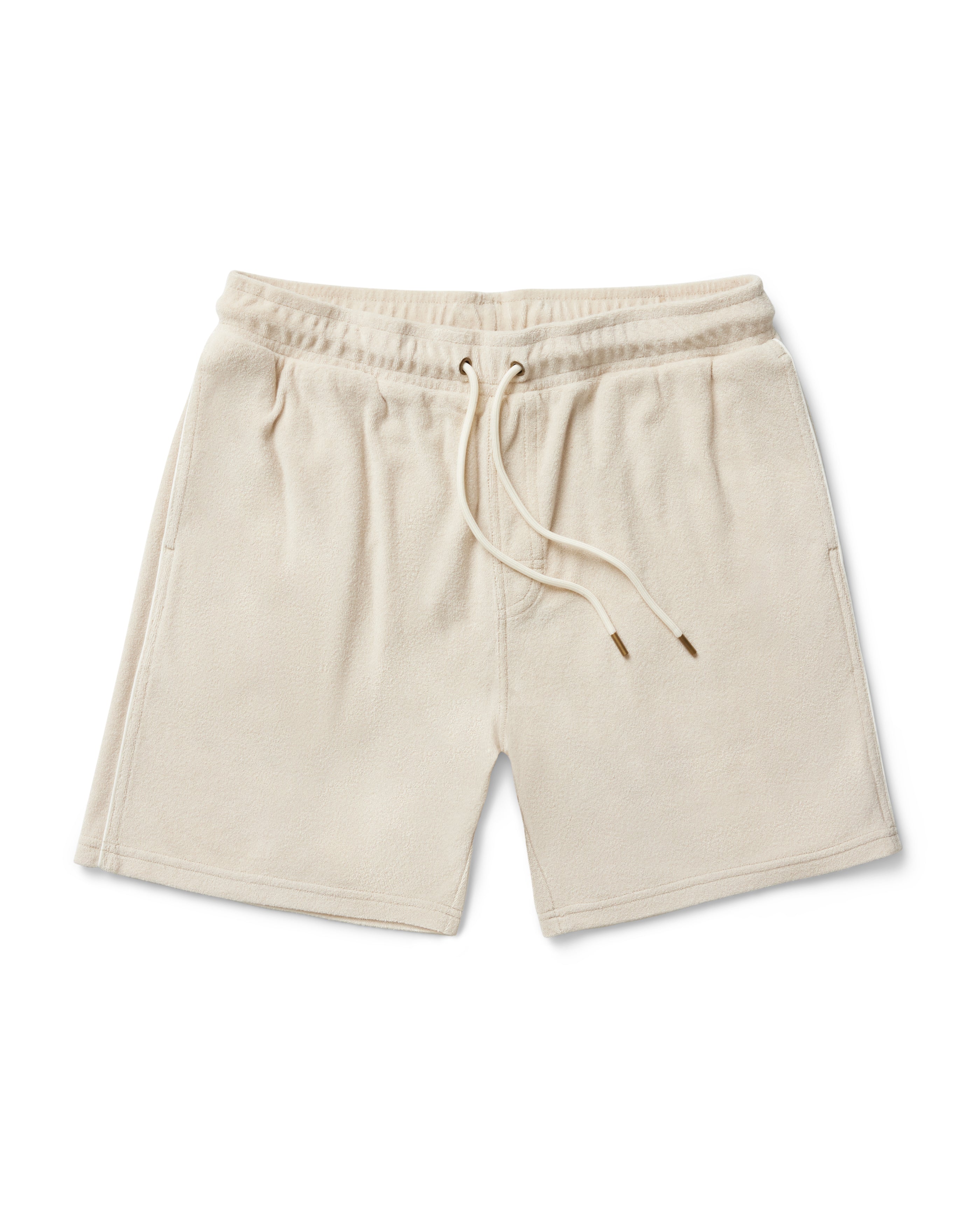 The Gaucho Terry Cloth Shorts - Alabaster