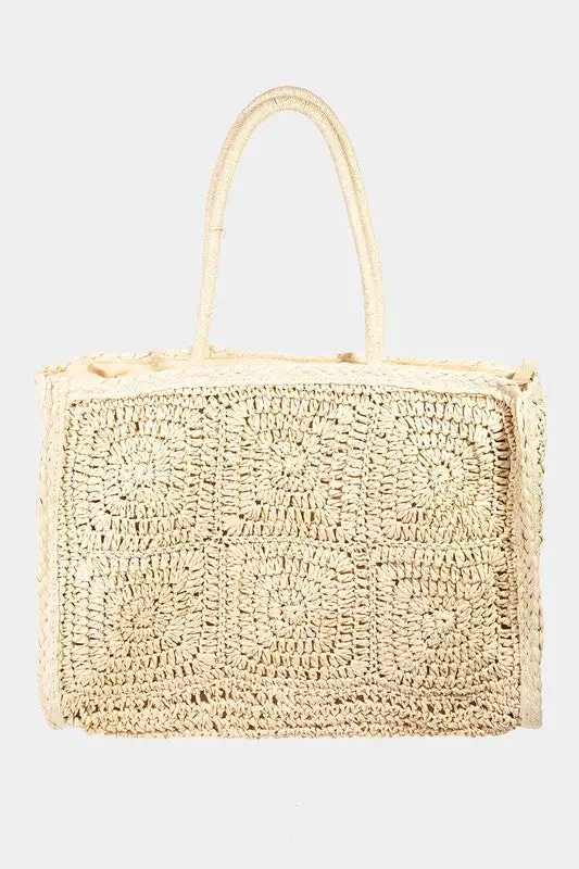 Minimal Woven Tote Bag