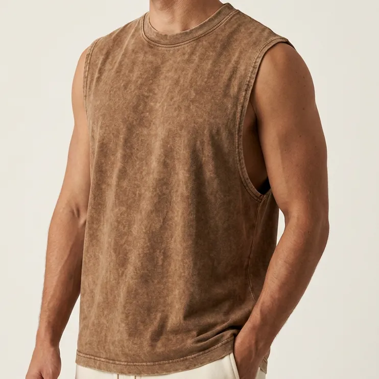 Retro Wash Sleeveless Tank