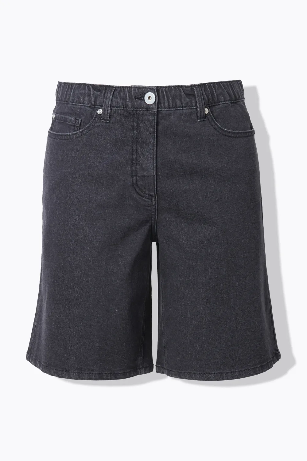 Zipper Denim Shorts