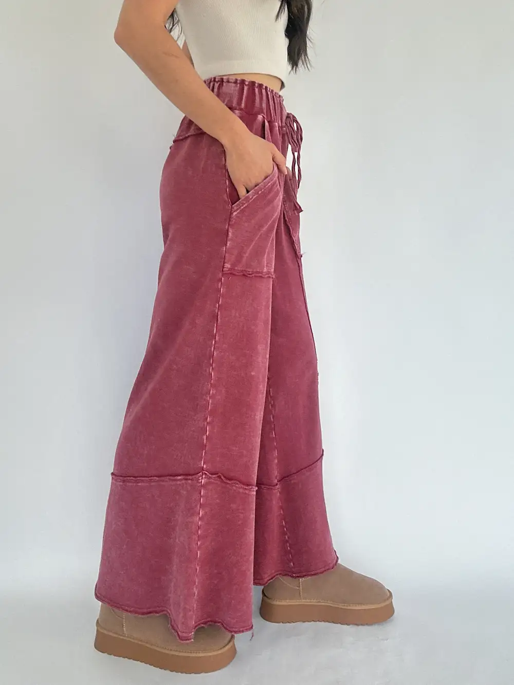 Back Road Wide Leg Pants