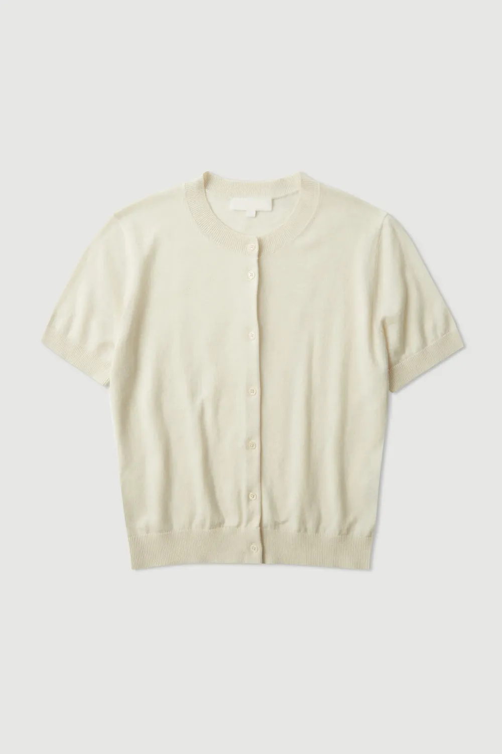 Ribbed Short Sleeved Pullover