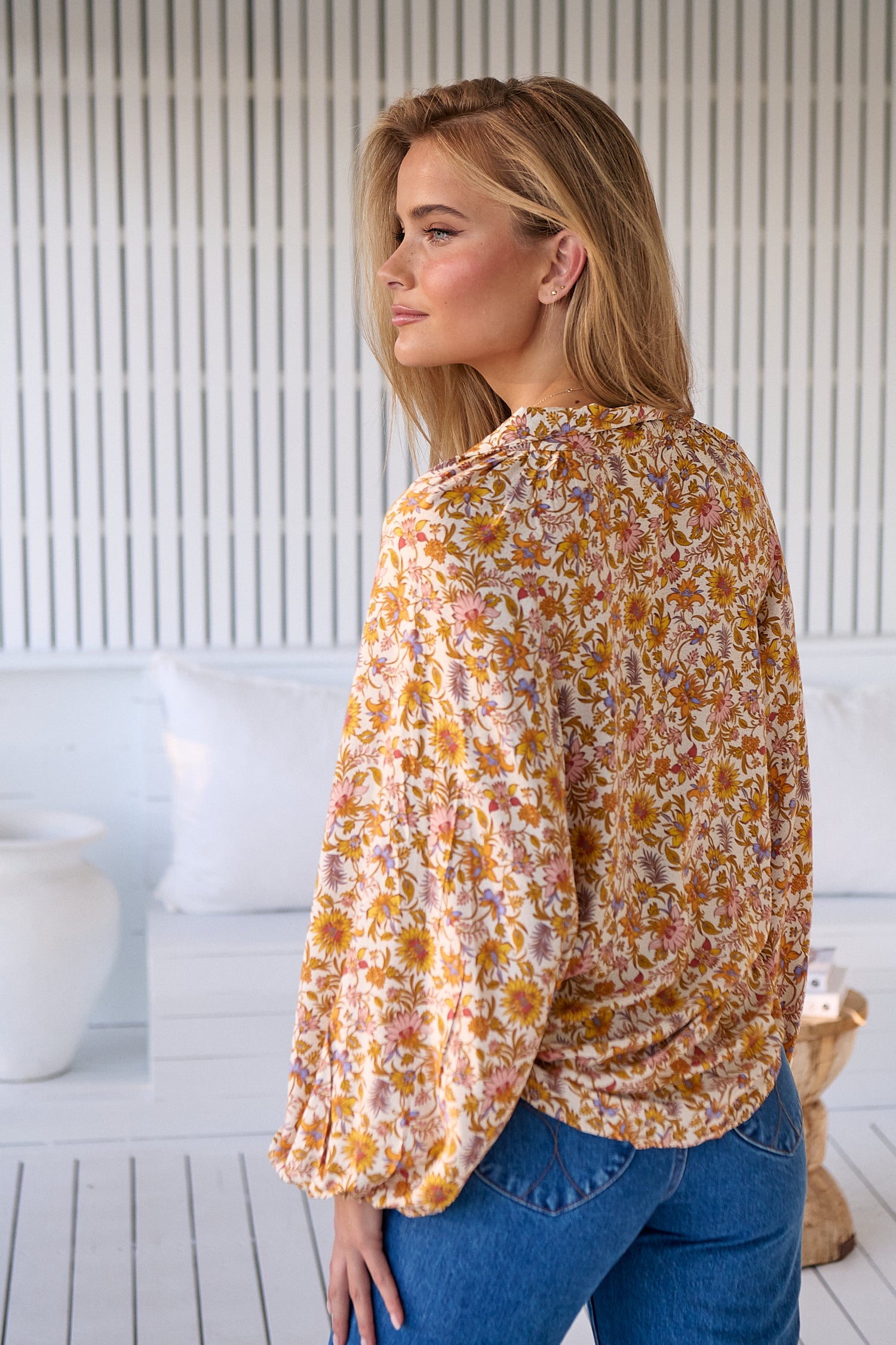 Imogen Blouse - Solara - PREORDER FOR AUGUST