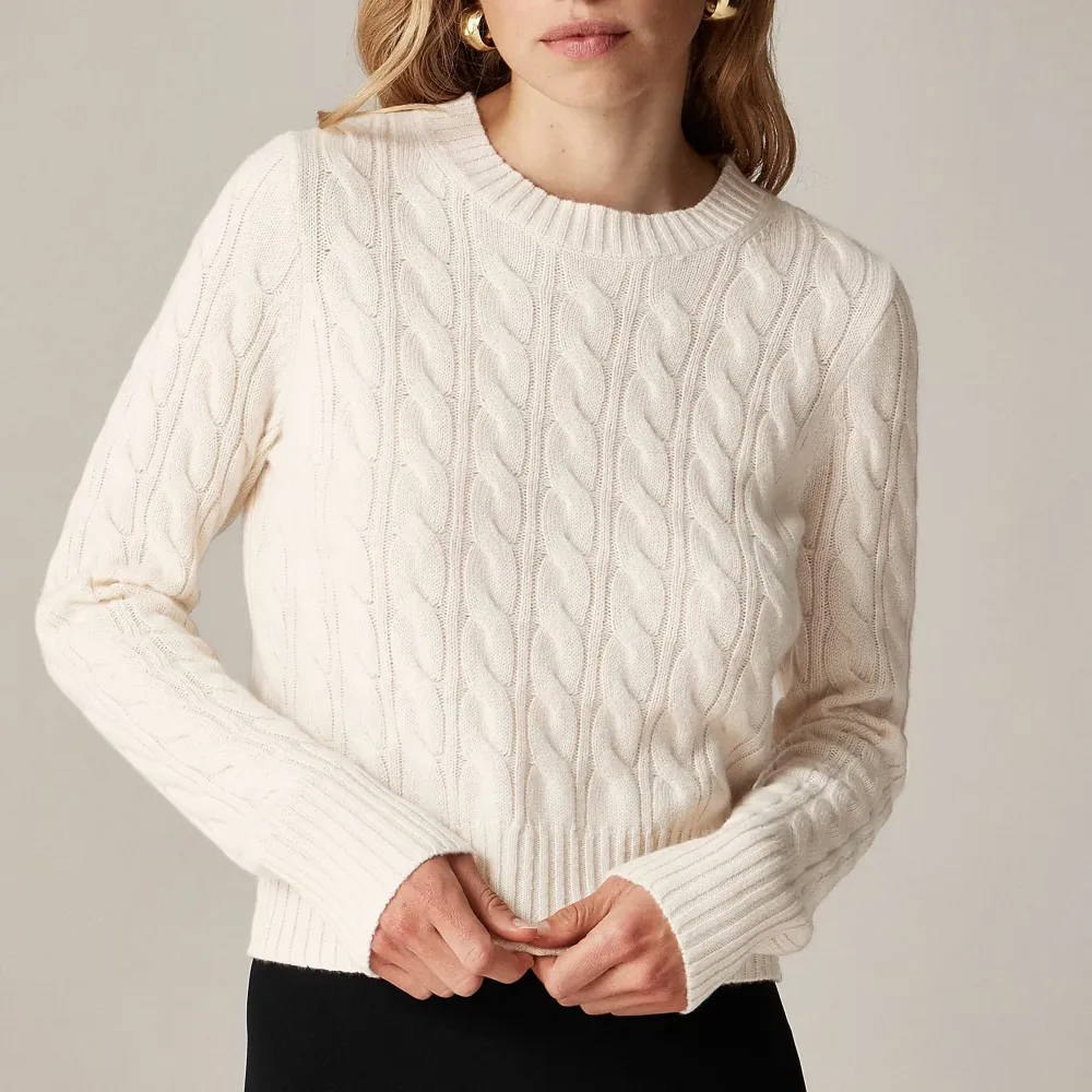 Cashmere Cable-Knit Casual Sweaters