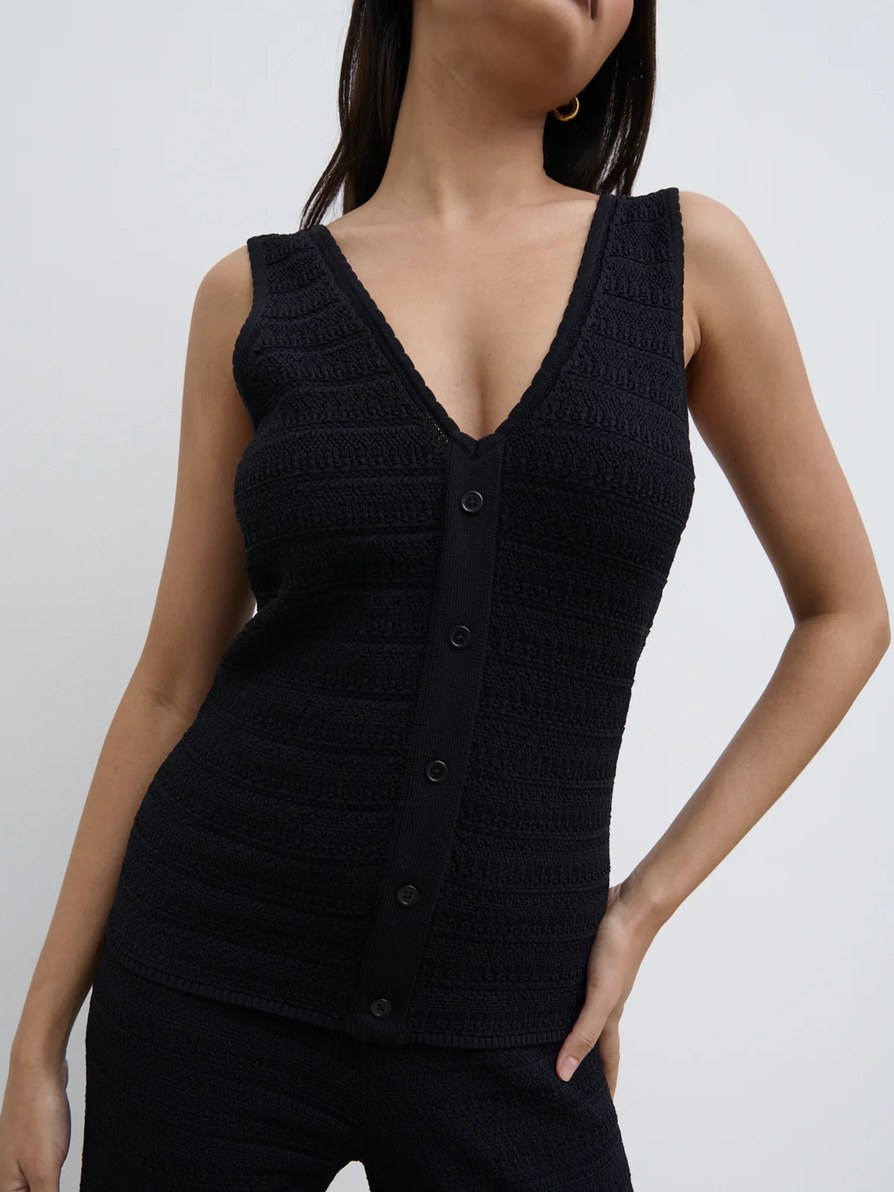Crochet Knit Top