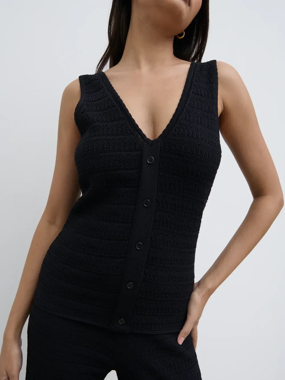 Crochet Knit Top