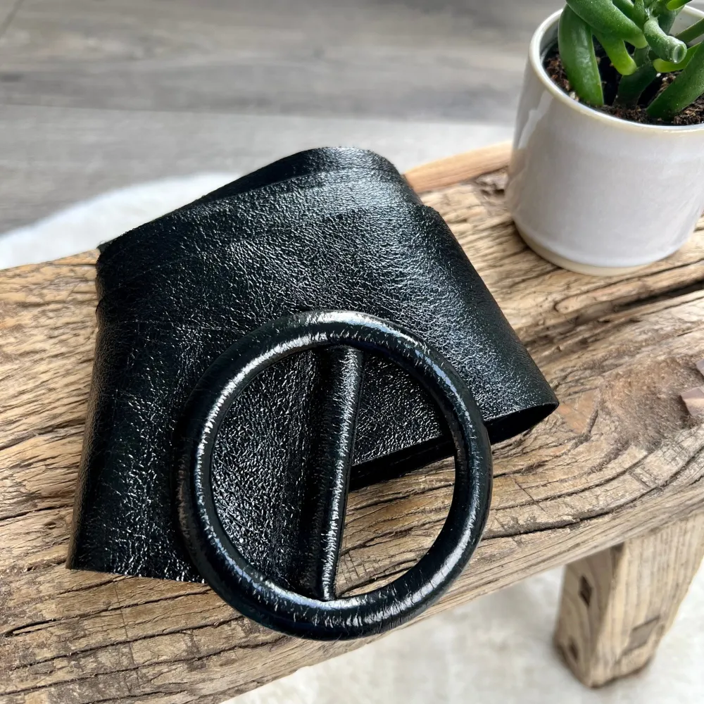 Everyday Leather Circle Buckle Belt