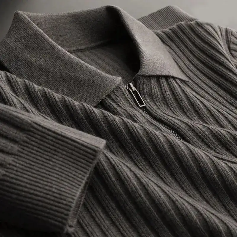 Soft Ribbed Knit Polo