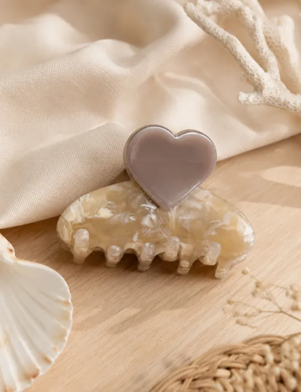 Classic Heart Shape Mini Hair Clip