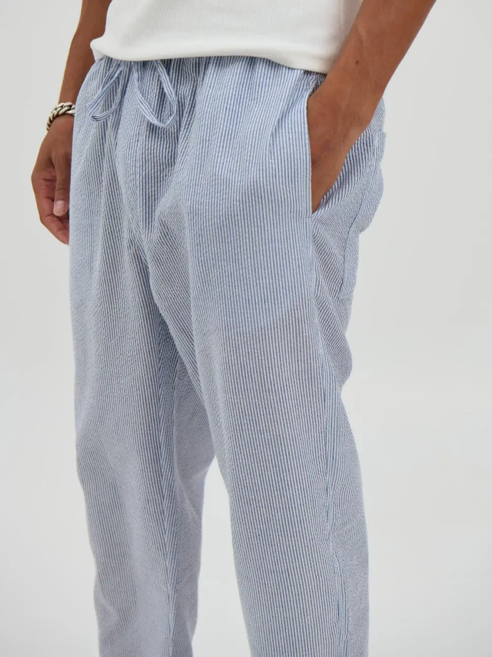 Simple And Comfortable Slim Striped Pant