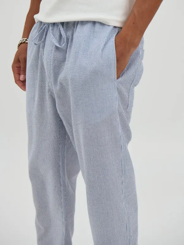 Simple And Comfortable Slim Striped Pant