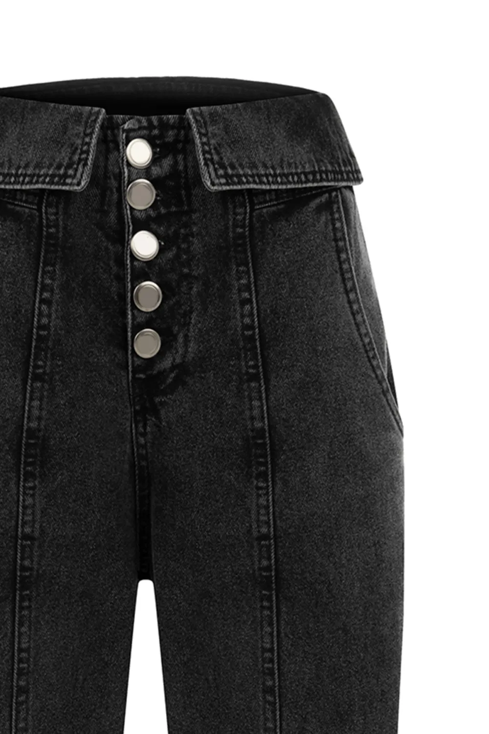 Button Denim Pants