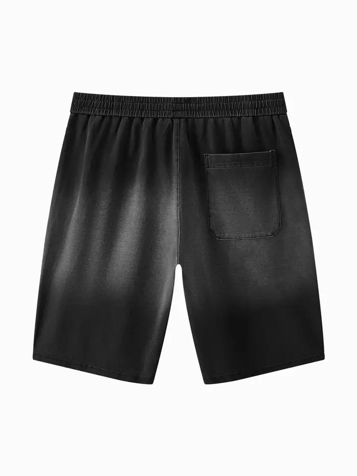 Men's Denim Washed Denim Shorts