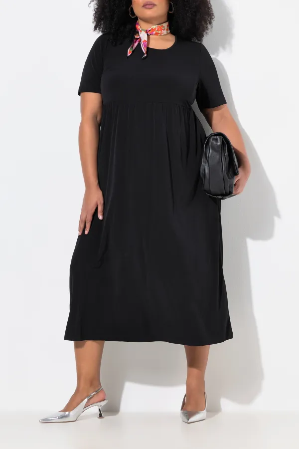 Waist Pleated Dress