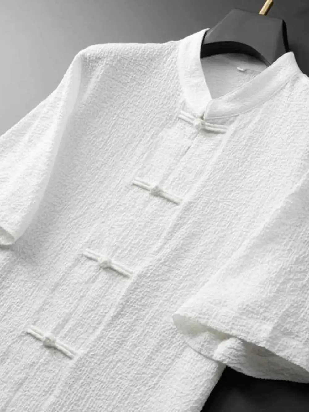 Everyday Button Up Short Sleeve Top and Pants Set
