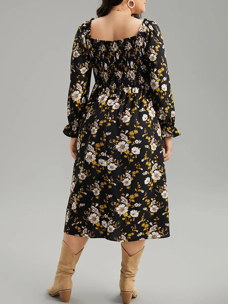 Elegant Premium Waist Slimming Dress With Pockets