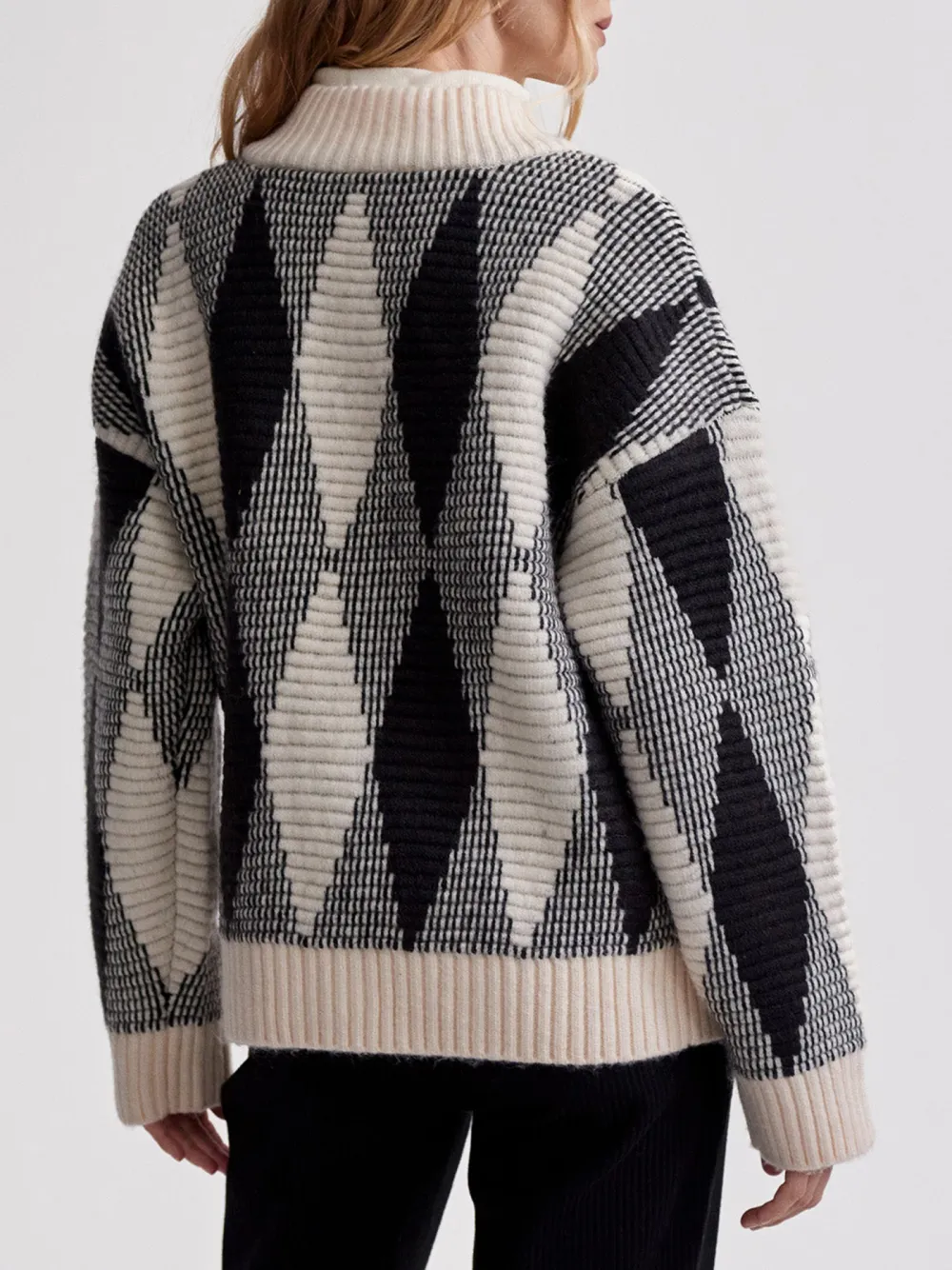Argyle Printing Knitwear